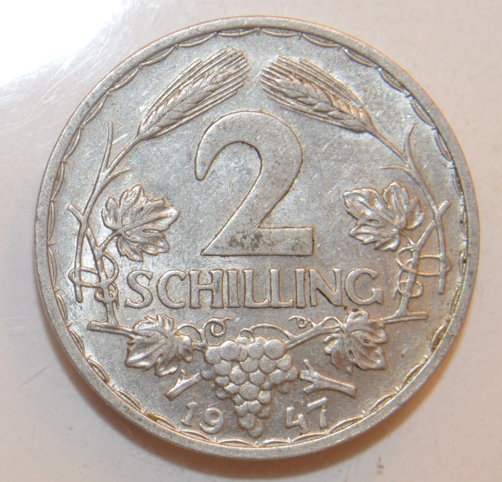1947 Austria 2 Schilling