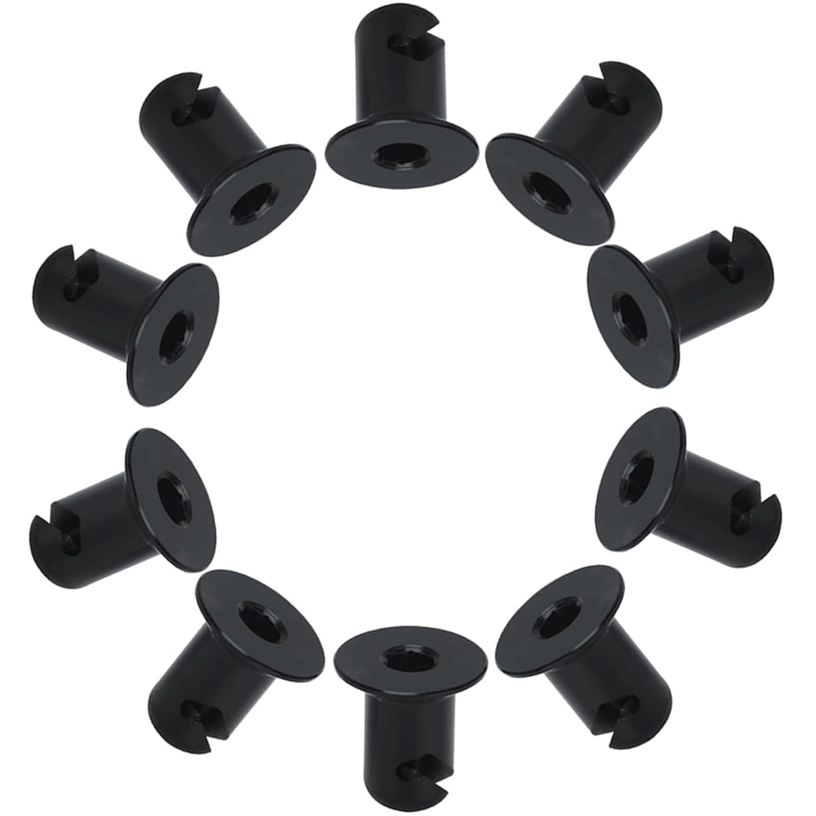 10Pc.500 Grip 7/16" Aluminum Dzus Button Flush Allen Head Quarter Turn Fasteners