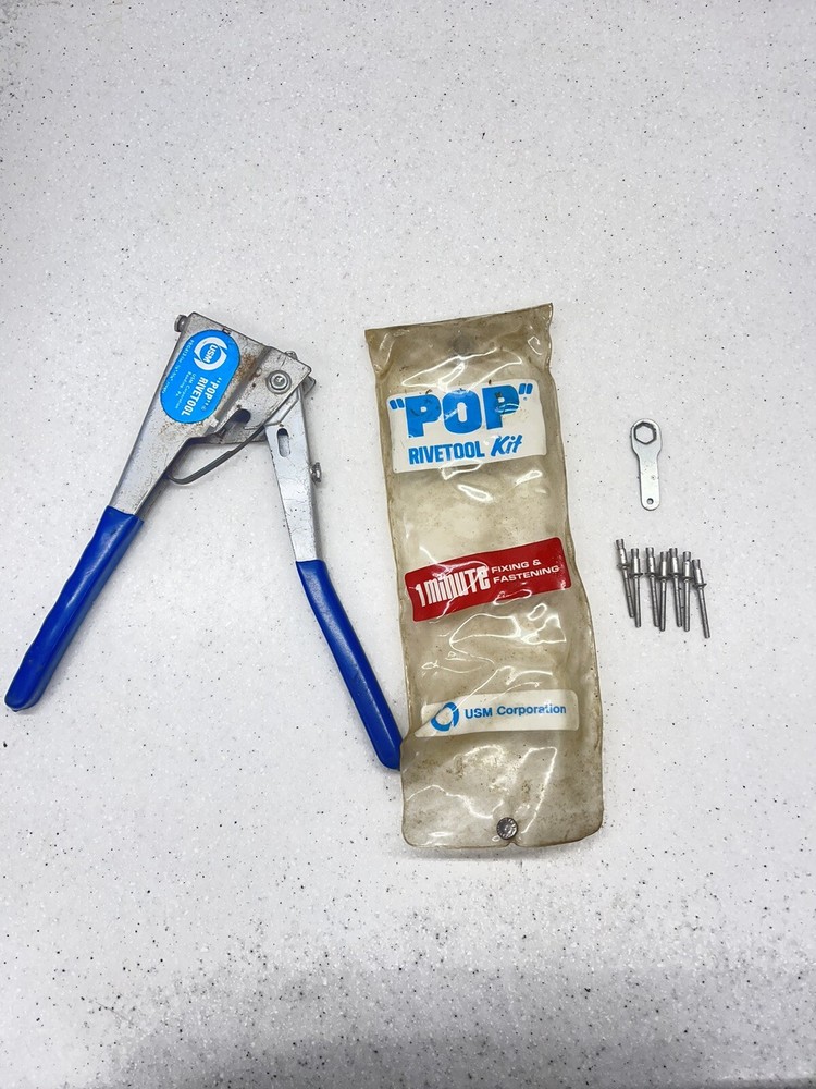Hand Riveter Pop Rivet Tool Kit USM Corporation