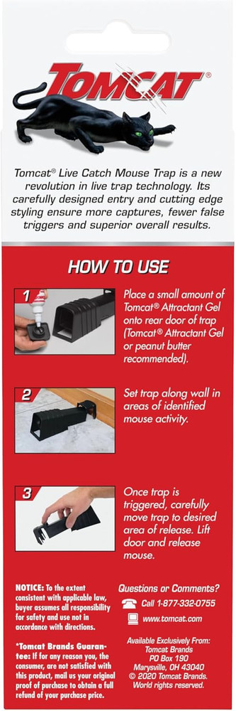 Live Catch Mouse Trap (Single Catch), 1 Trap