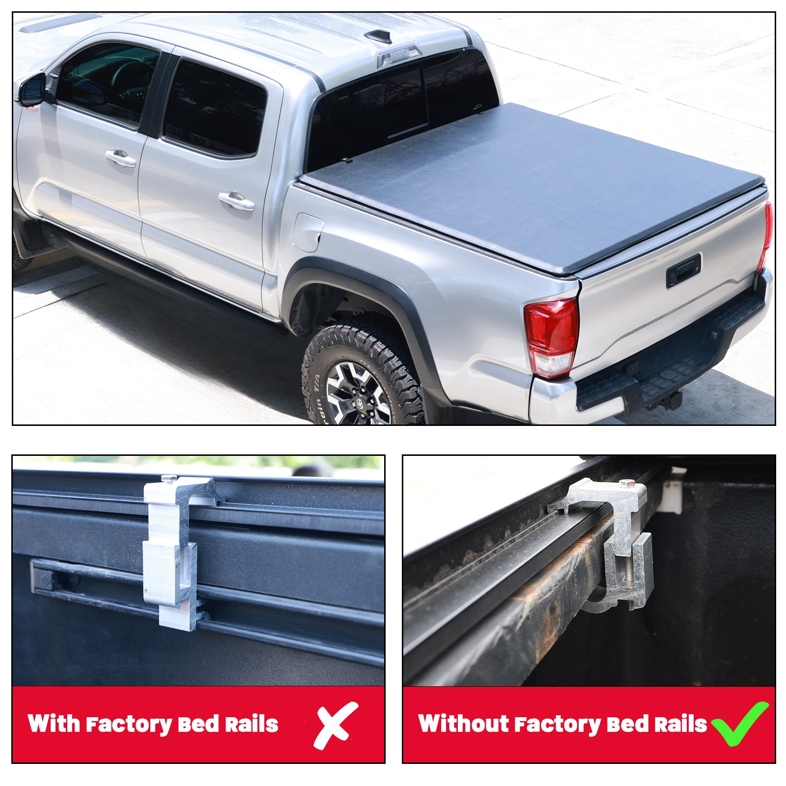 Soft Roll-up Tonneau Cover FOR 09-25 Dodge Ram 1500 5.7FT Truck Bed NO RAM BOX