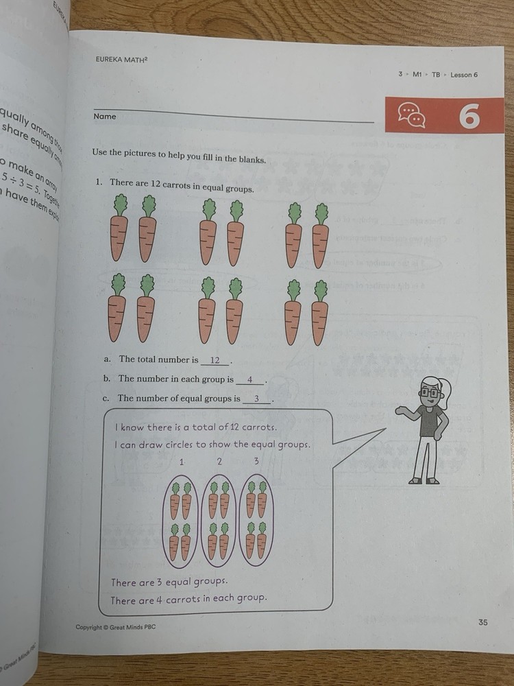 Eureka Math Squared Grade 3 Module 1 - "Apply" ***NEW WORKBOOK