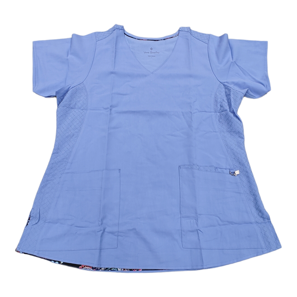 Vera Bradley Halo Nettie V6109 Ceil Blue (CEIL) V-Neck Scrub Top
