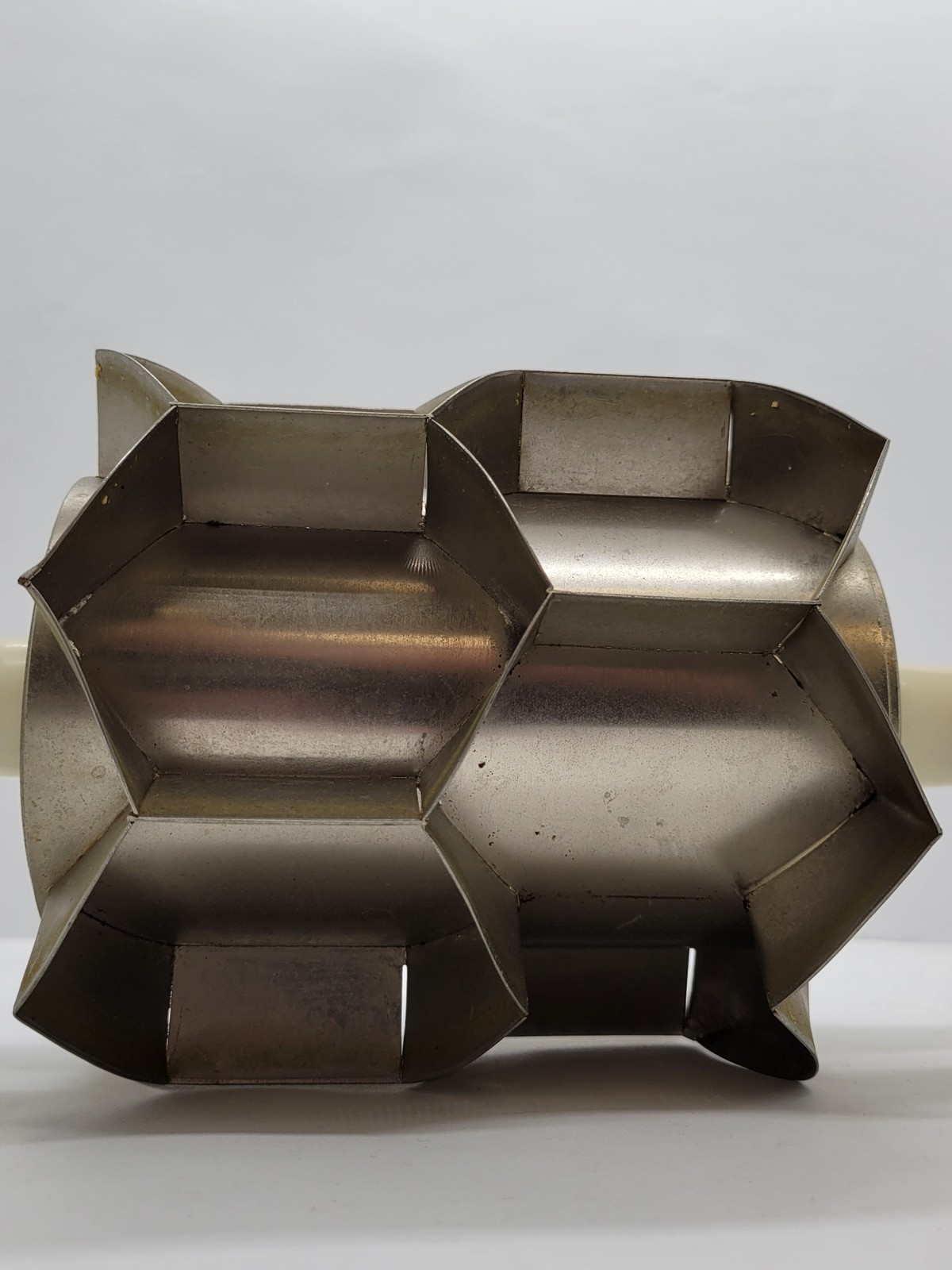 Moline Commercial Rotary Rolling Biscuit Donut Dough Cutter Hexagon Vintage