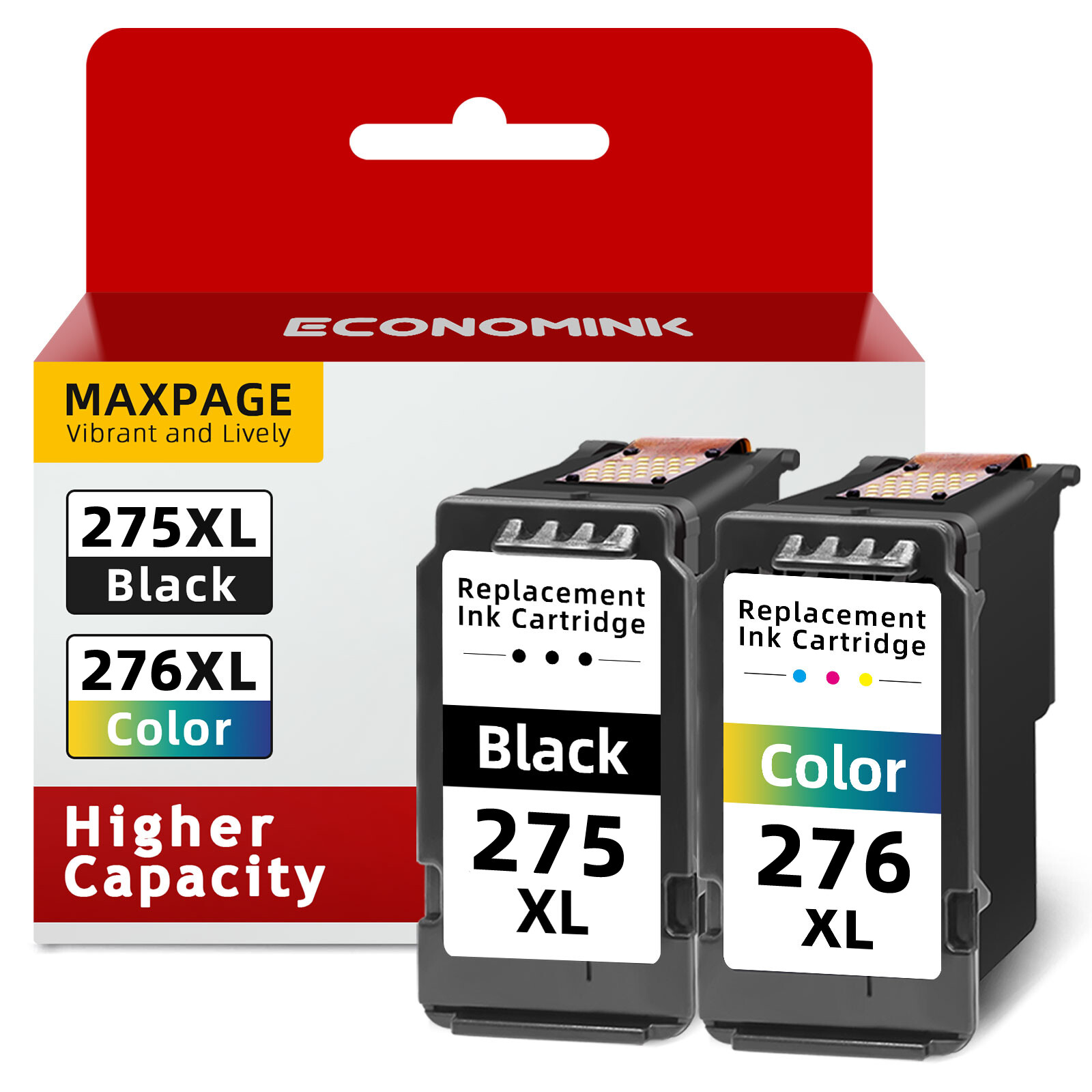PG-275XL CL-276XL Ink Cartridges for Canon Pixma TR4722 TR4700 TS3722 TS3522 Ink