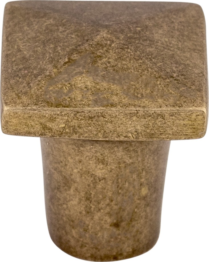 Top Knobs M1506 Aspen Square Knob 3/4" - Light Bronze