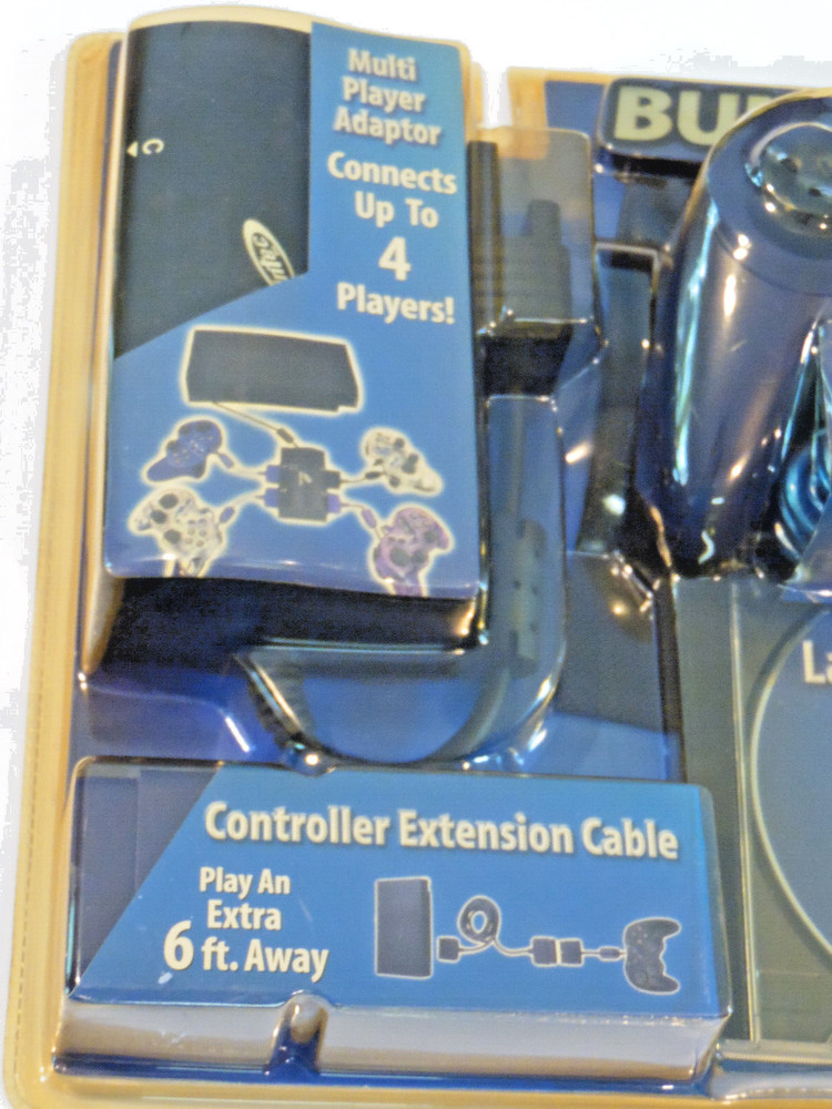 Intec Accessory Controller Pak Bundle for Playstation 2 PS2 Multitap Remote -New