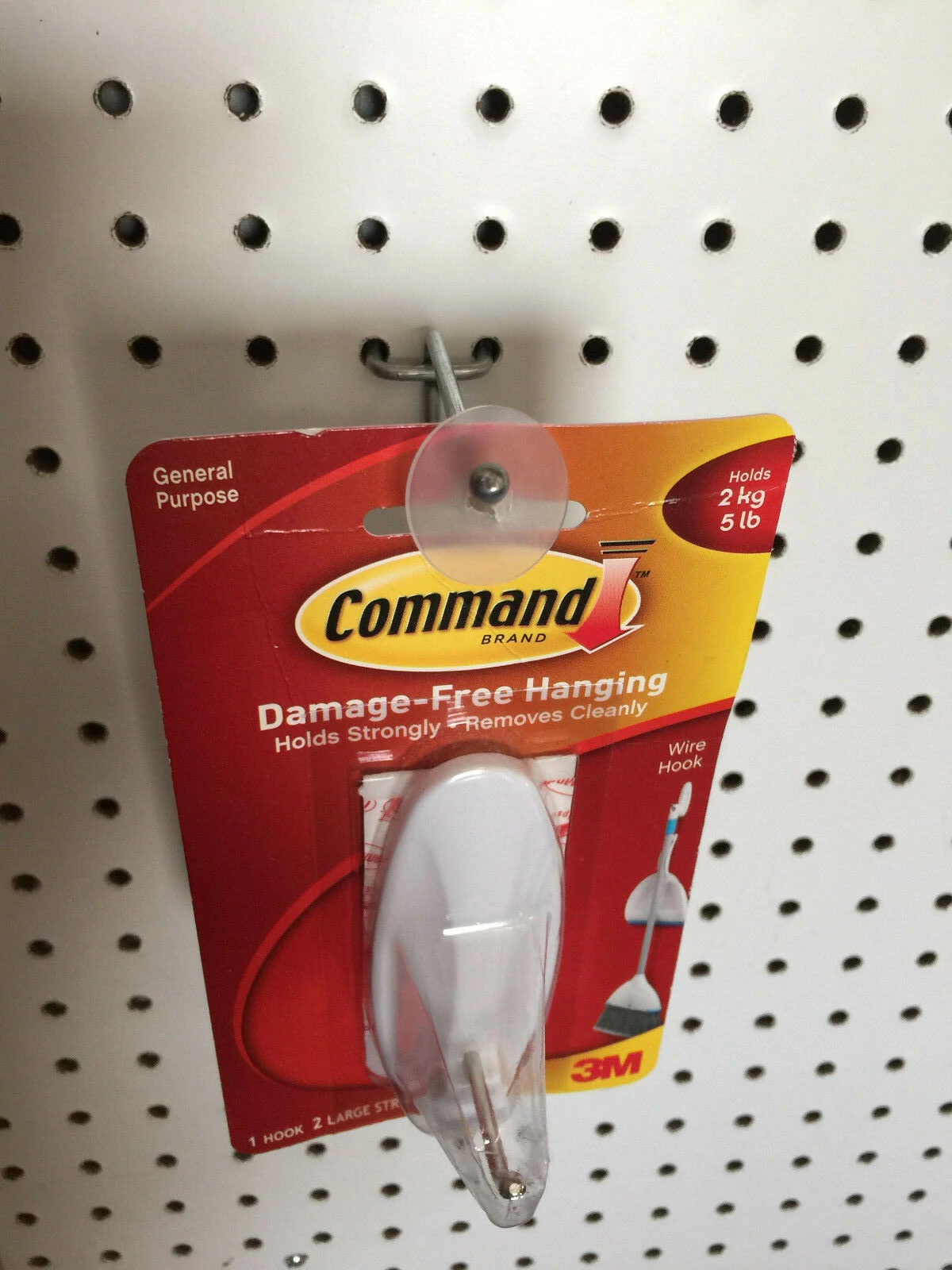 (100 Pack) Pegboard or Slatwall Peg Hook Product Stopper Retainer. 1" Nylon USA