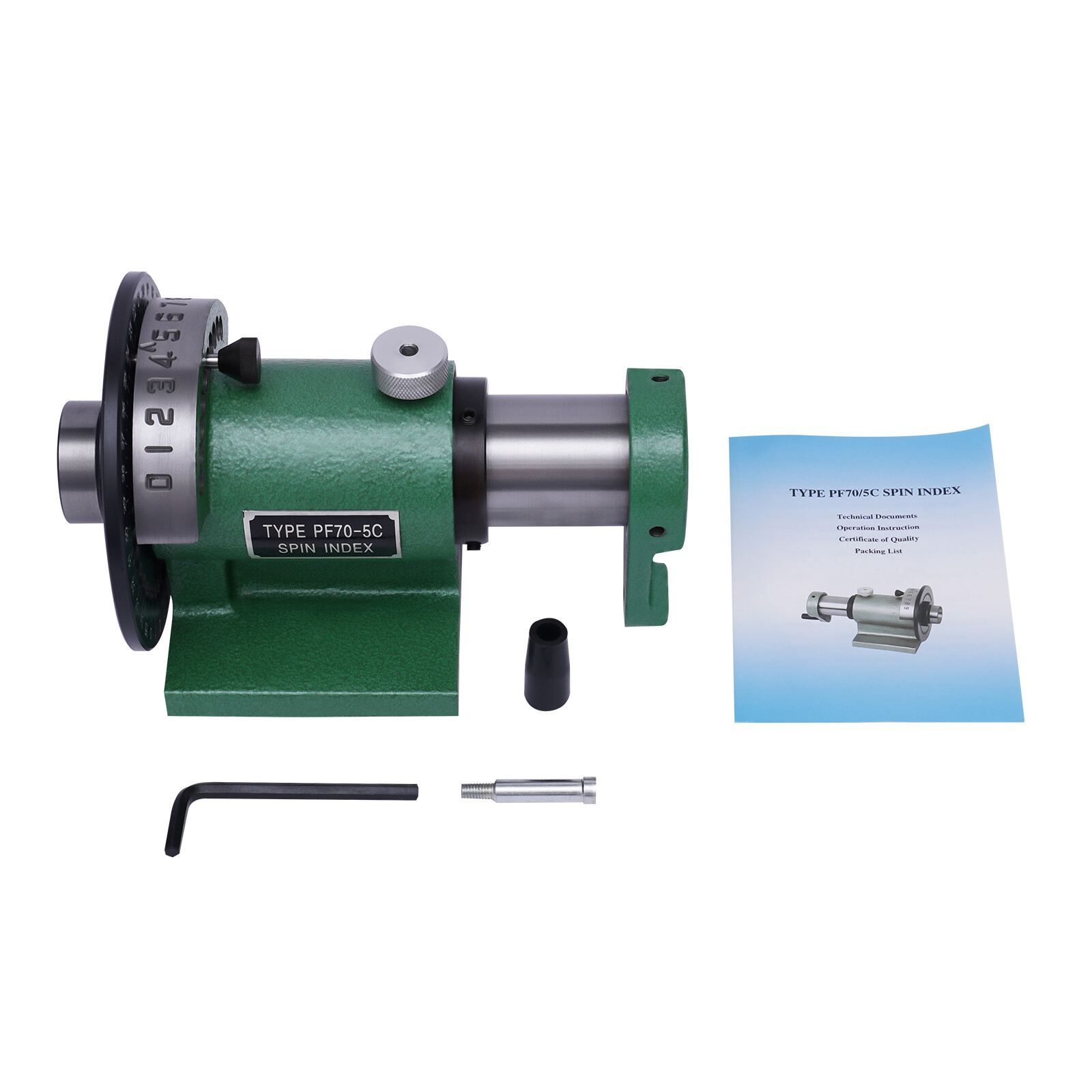 US 5C COLLET SPIN INDEX FIXTURE MILLING Machine Tool