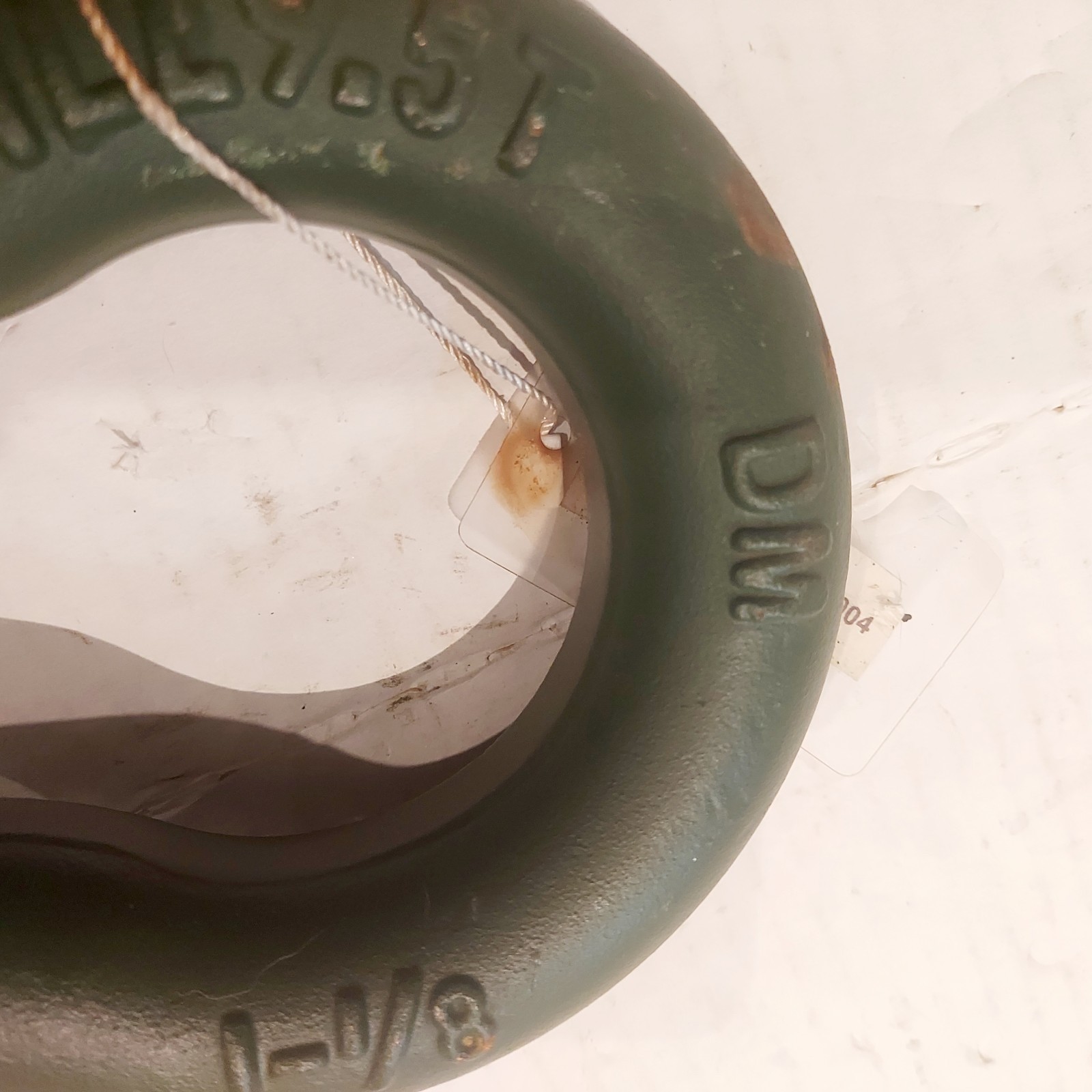 NOS Shackle 9.5T, 1-1/8", 12378642-004, WLL9.5T, 4030-01-391-9599, FMTV