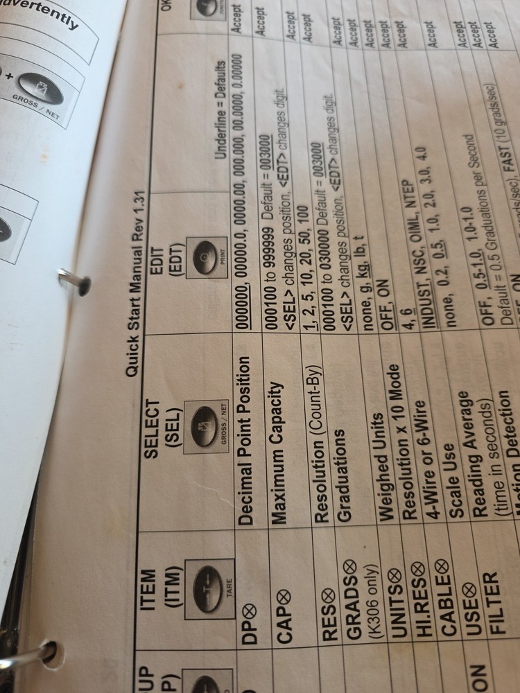 BTEK T503W scale user manual