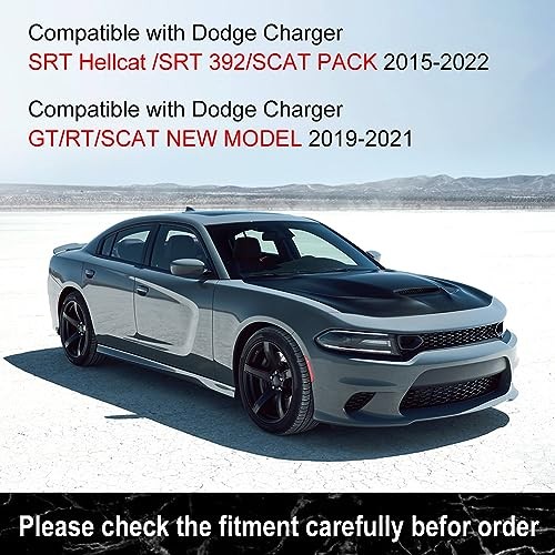 Front Bumper Lip Splitter Protector Compatible with Dodge Charger SRT