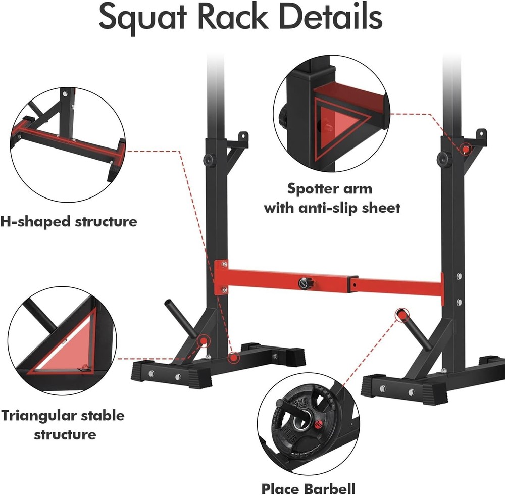 Multi-Functional Weight Rack for Home Gym