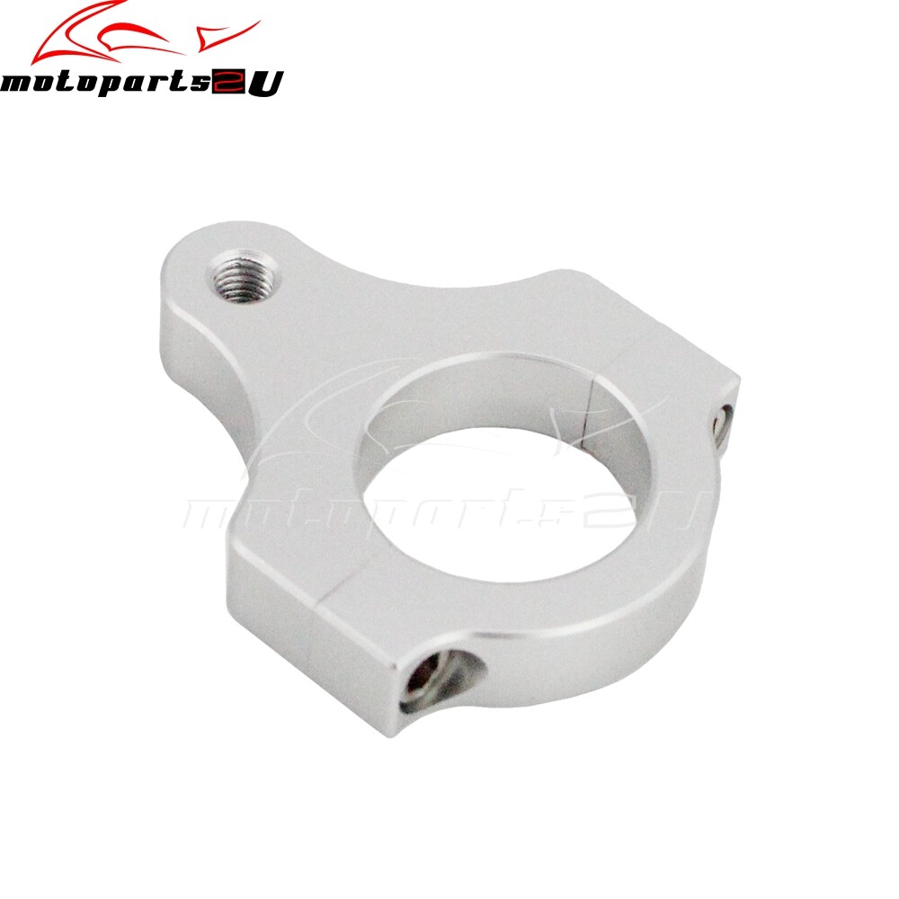 Motorcycle 33MM Steering Damper Fork Frame Stabilizer Clamp Mounting Bracket CNC