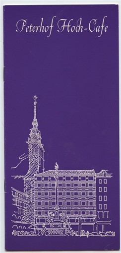 Peterhof Hoch Cafe Menu Munich Germany