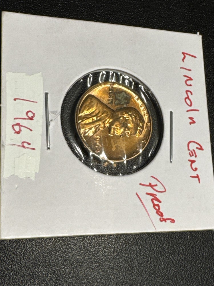 1964 Proof Lincoln Cent Nice condition.