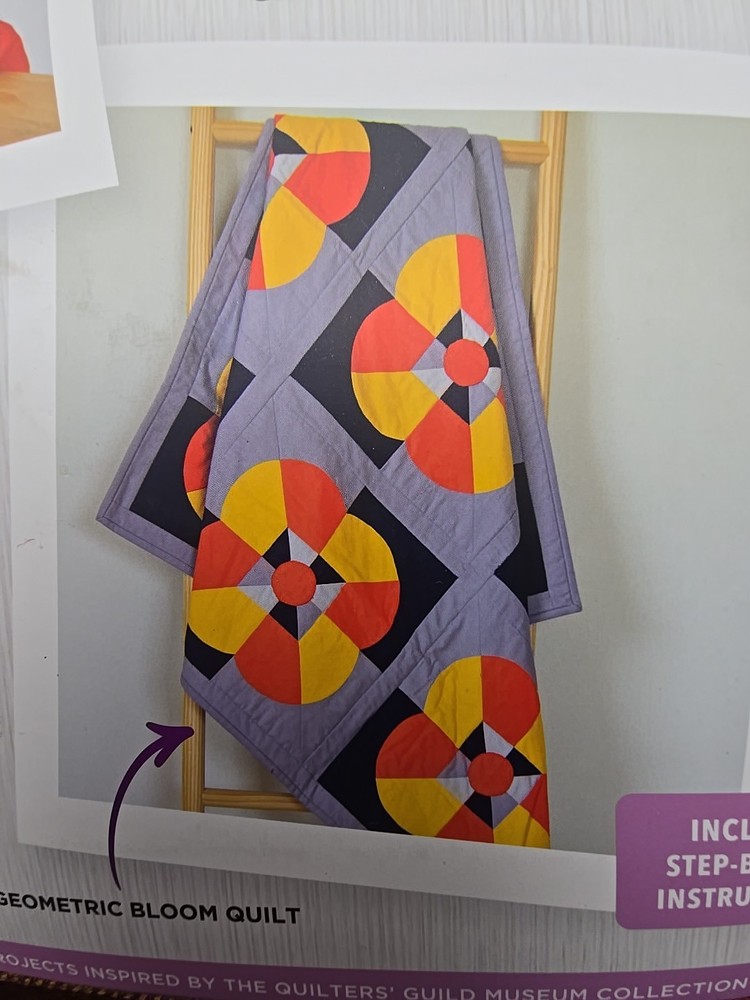 GEMINI Quilting Dies" Geometric Blooms" Pattern & instruct. kit Crafter's Com.