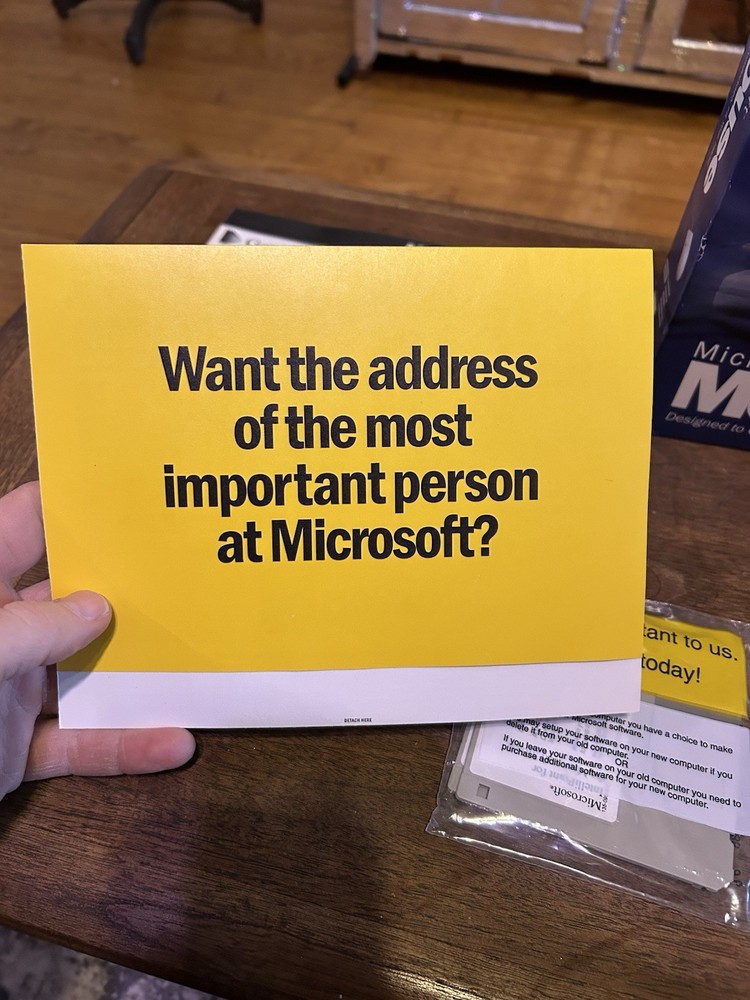 vintage microsoft serial mouse Box, Papers And Software Only NO MOUSE DOS WIN 95