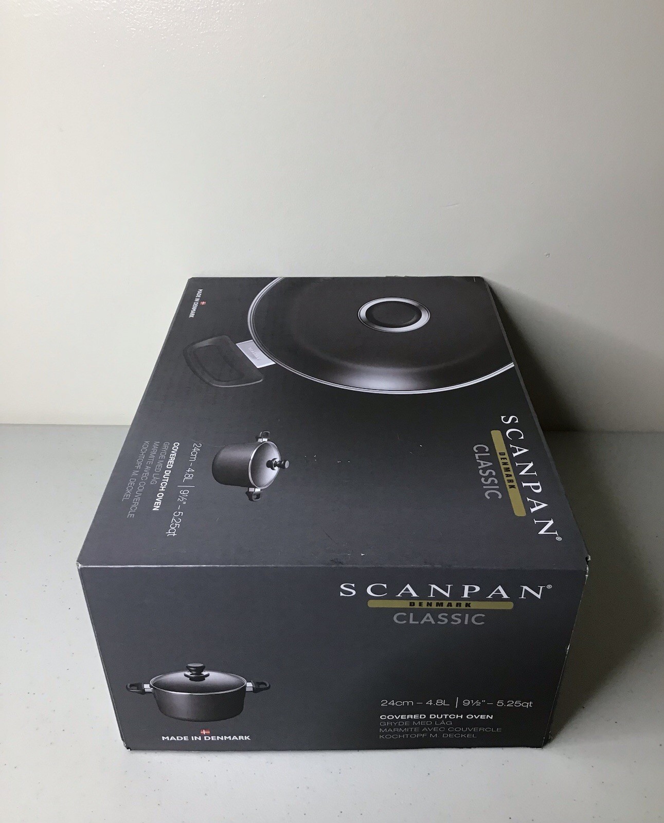 Scanpan Classic Nonstick Covered Dutch Oven Stockpot, 5.25 Quart Made In Denmark