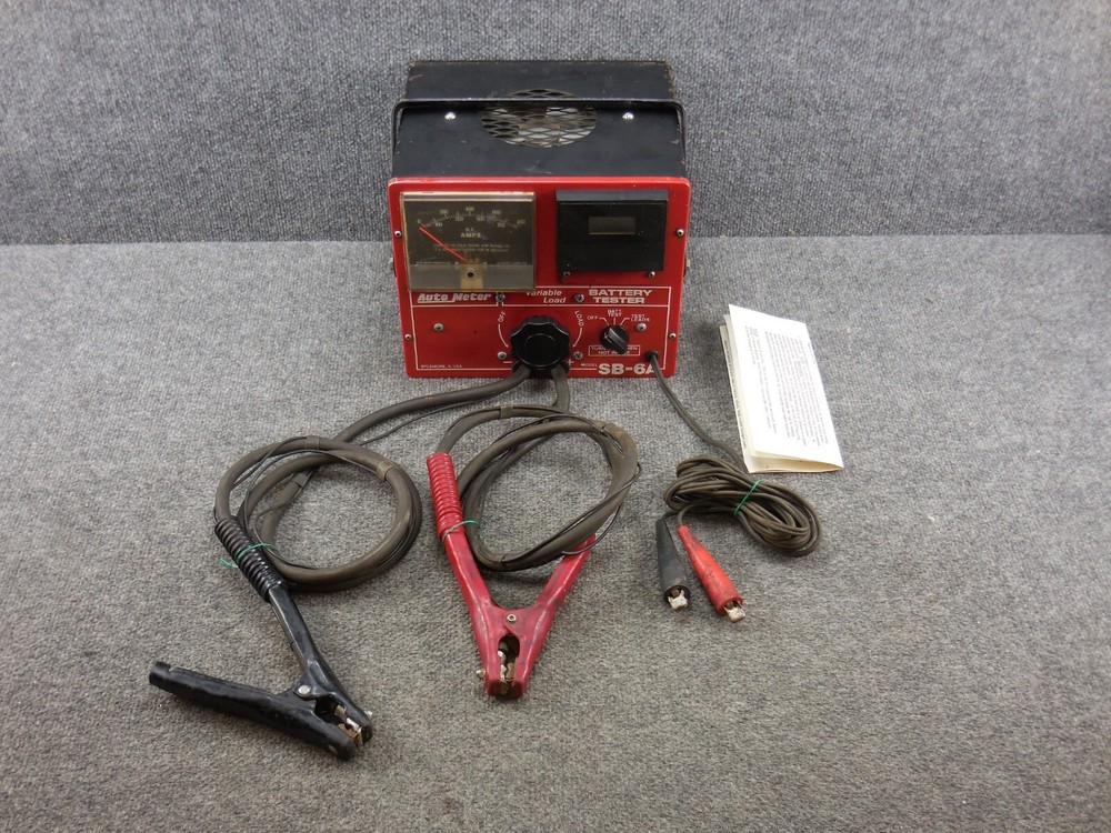 Auto Meter SB-6A Variable Load Battery Tester