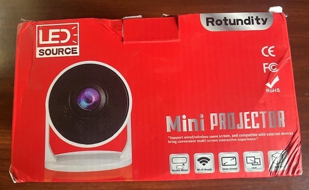 Rotundity Wi/Fi Ready Mini Projector - Open Box