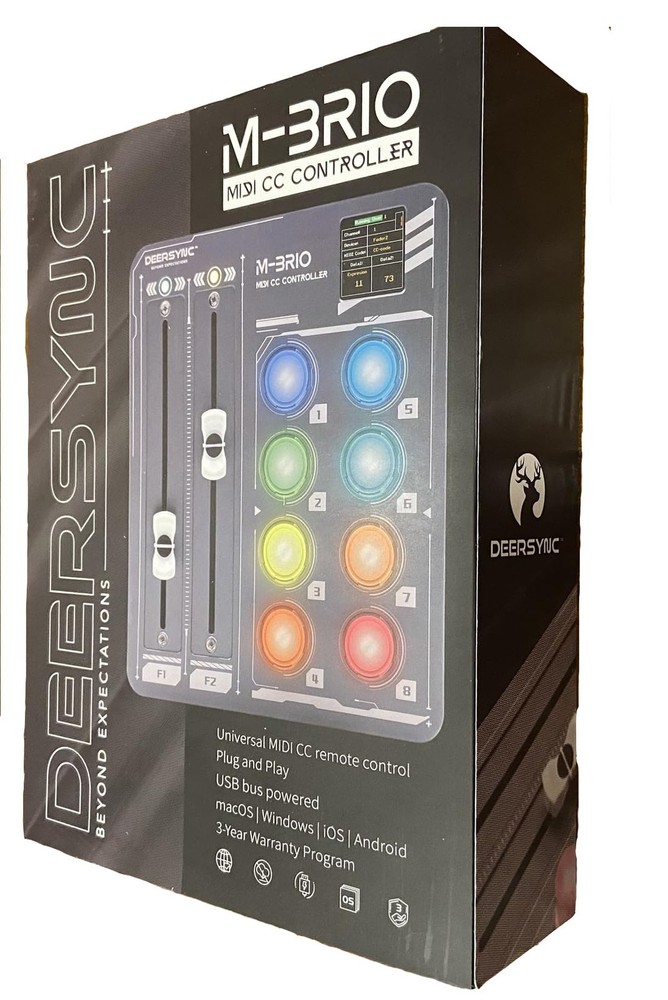 M-BRIO MIDI CC Controller