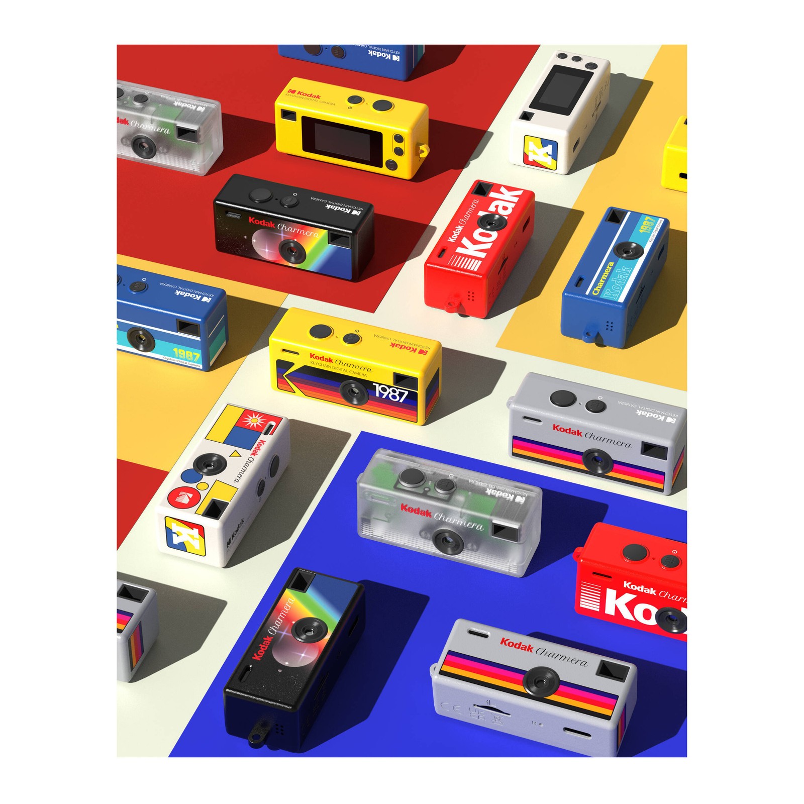 Kodak Charmera Key Chain Digital Camera (Random Style Blind Box, Single Camera)