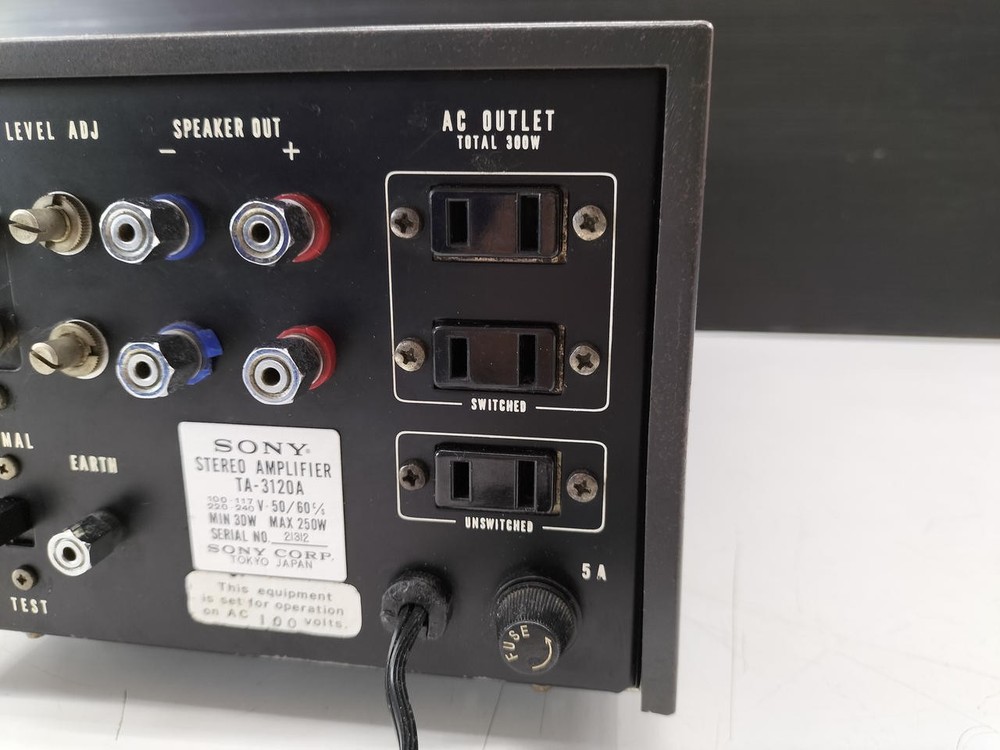 Sony 3120 Power Amplifier Tested Working JP