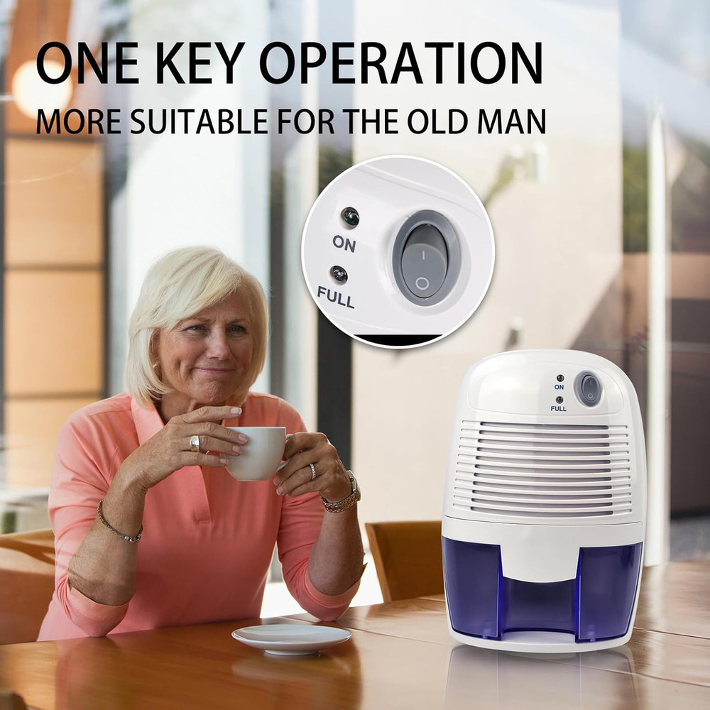 Quiet Compact USB Dehumidifier - Efficient Home Solution for Any Space