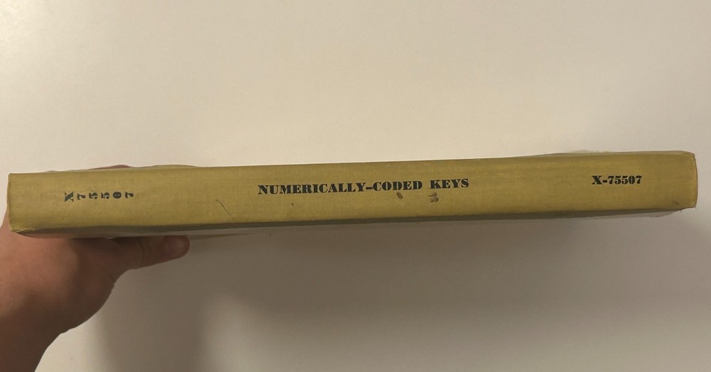 Bell Telephone Laboratories Numerically-Coded Keys Engineering Reference 1964