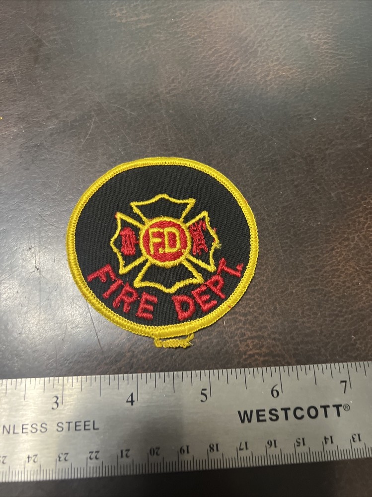 Vtg Obsolete Fire Department Patch