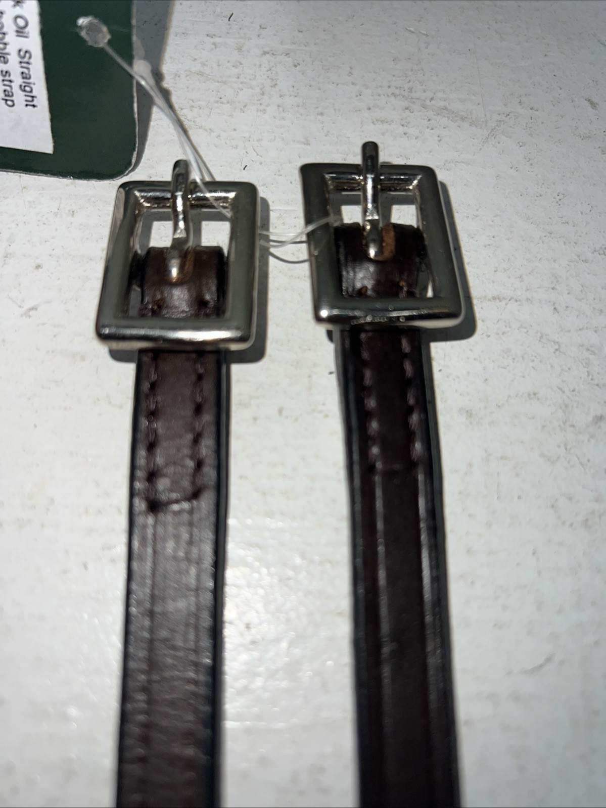 New Tough 1 Dark Oil Leather Straight Stirrup Hobble Strap #56-1132 FF-24