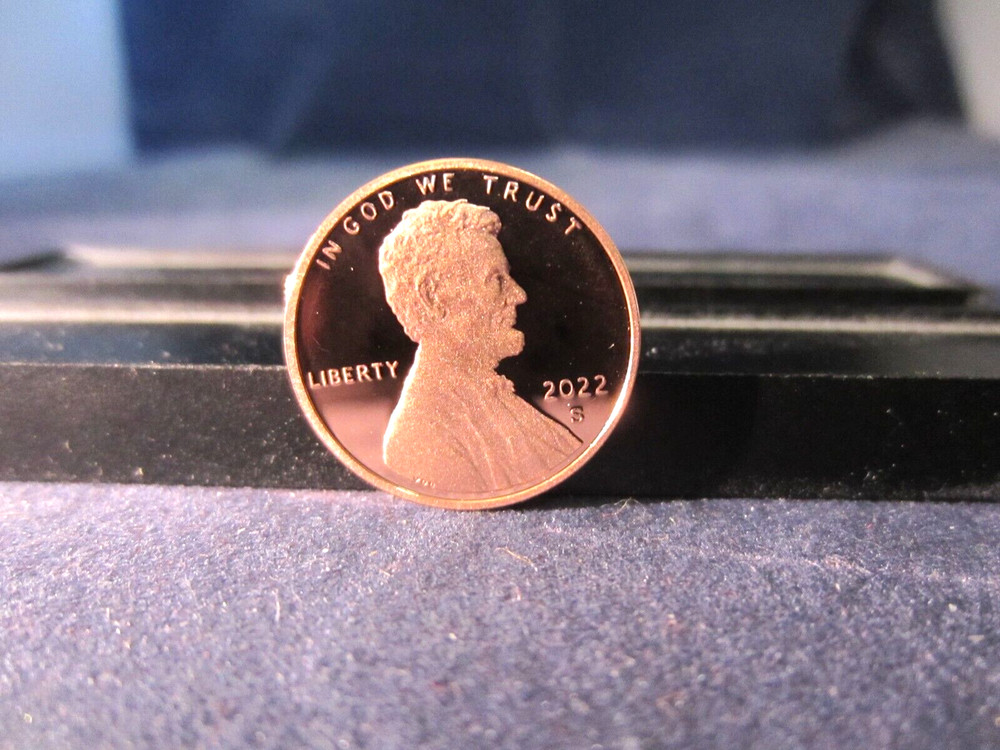 2022 S Lincoln Cent Deep Cameo Mirror Proof  Upper Grading Range Bright Red