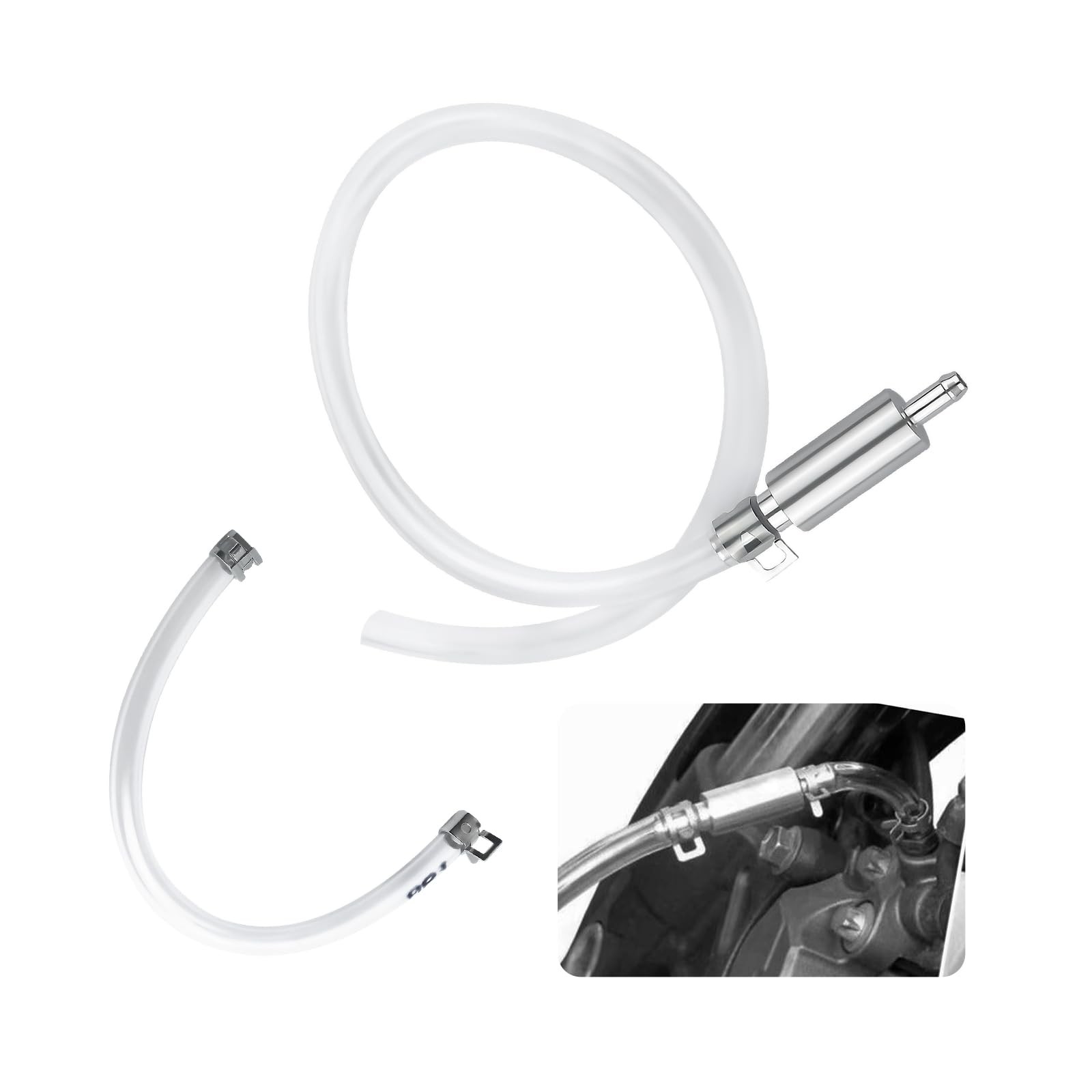 Brake Bleeder Hose,One Men Motorcycle Brake Bleeder Kit for Maintenance & Rep...