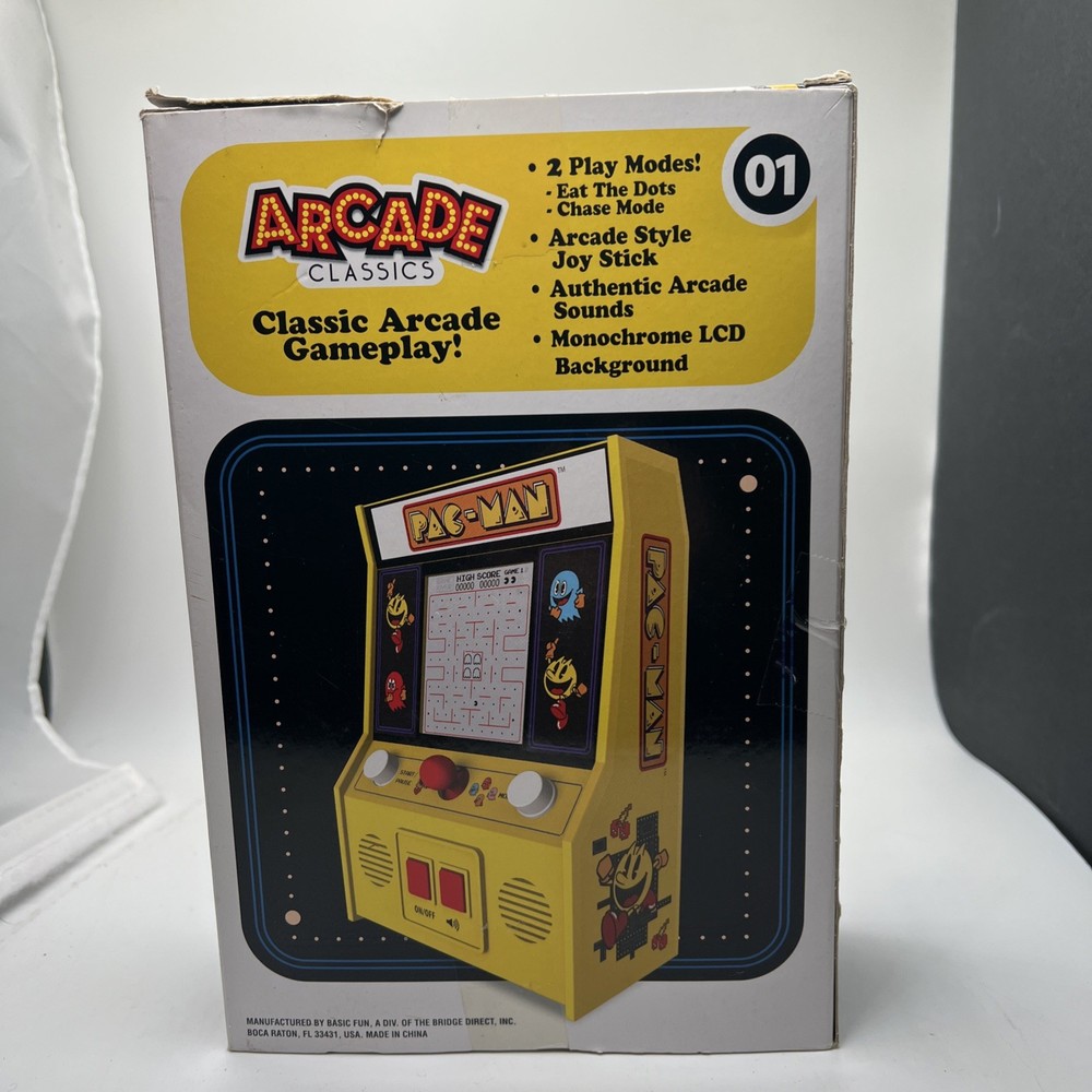 Pac-Man Arcade Classics Mini Arcade Game with Color Screen 2016 NEW