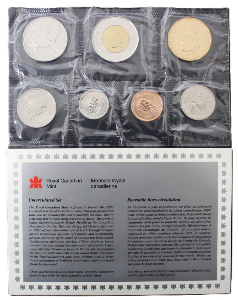 1997 Canada Proof Like WINNIPEG Set