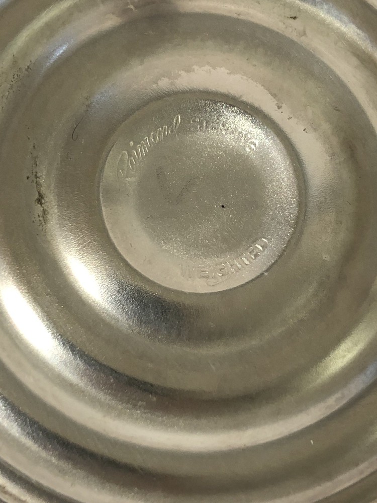 Vintage 3.5” Raimond Sterling Silver Weighted Candle Holders 408 grams NICE