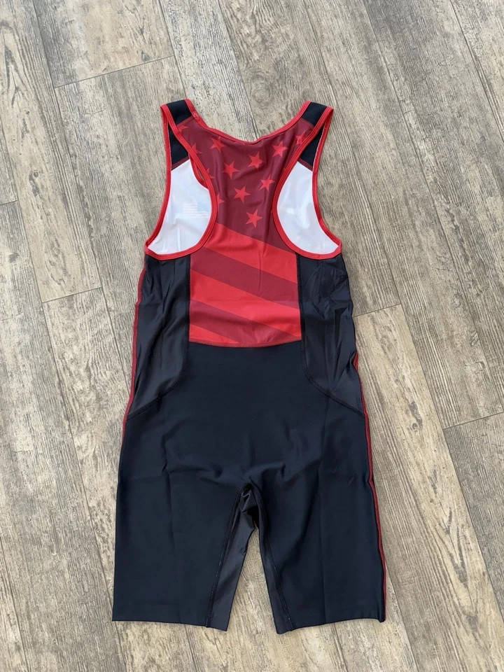 Nike USA Weightlifting / wrestling Singlet Gym Stars Team Men’s size sizes