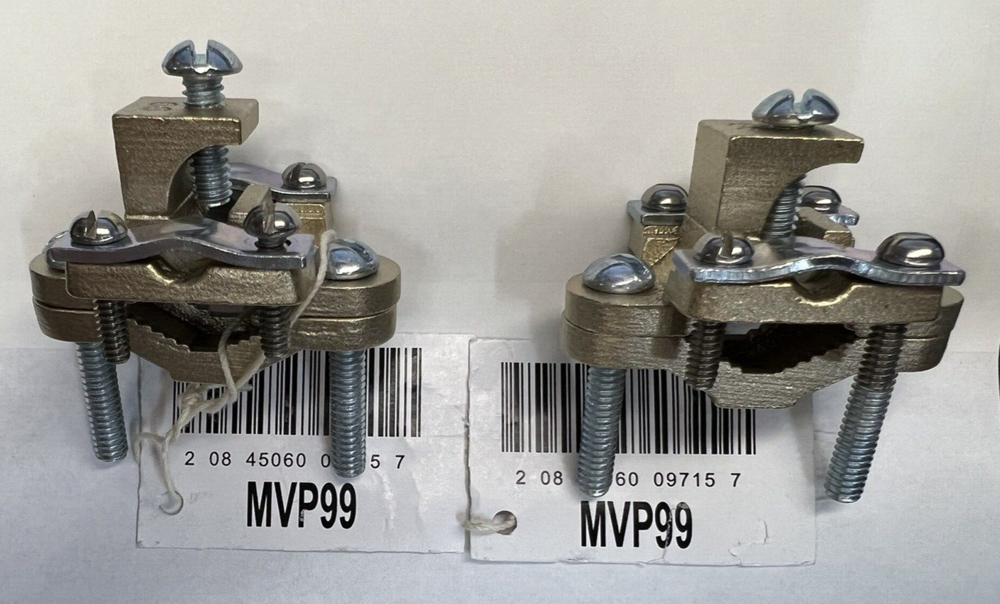 WESTGATE MVP99 DOUBLE GROUND GROUNDING CLAMP FEEDTHROUGH ⭐LOT OF 2⭐