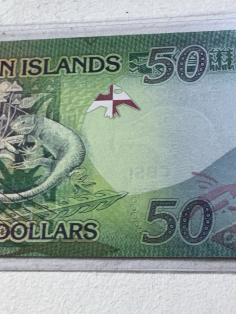 2013 Solomon Island $ 50 Banknote P# 35