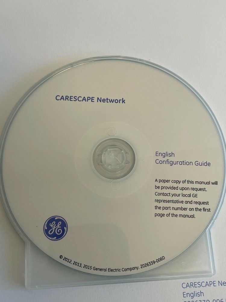 H18: Carescape Network Configuration Guide and Software