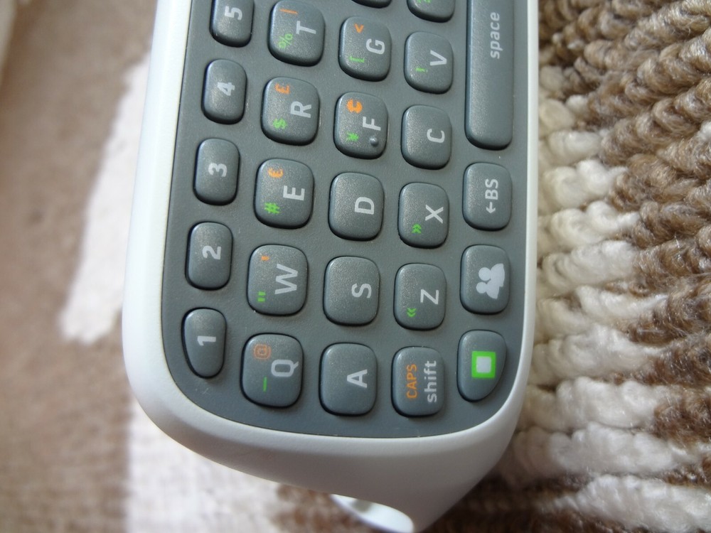 Microsoft Xbox 360 ChatPad Keyboard Text Keypad Controller Tested Work