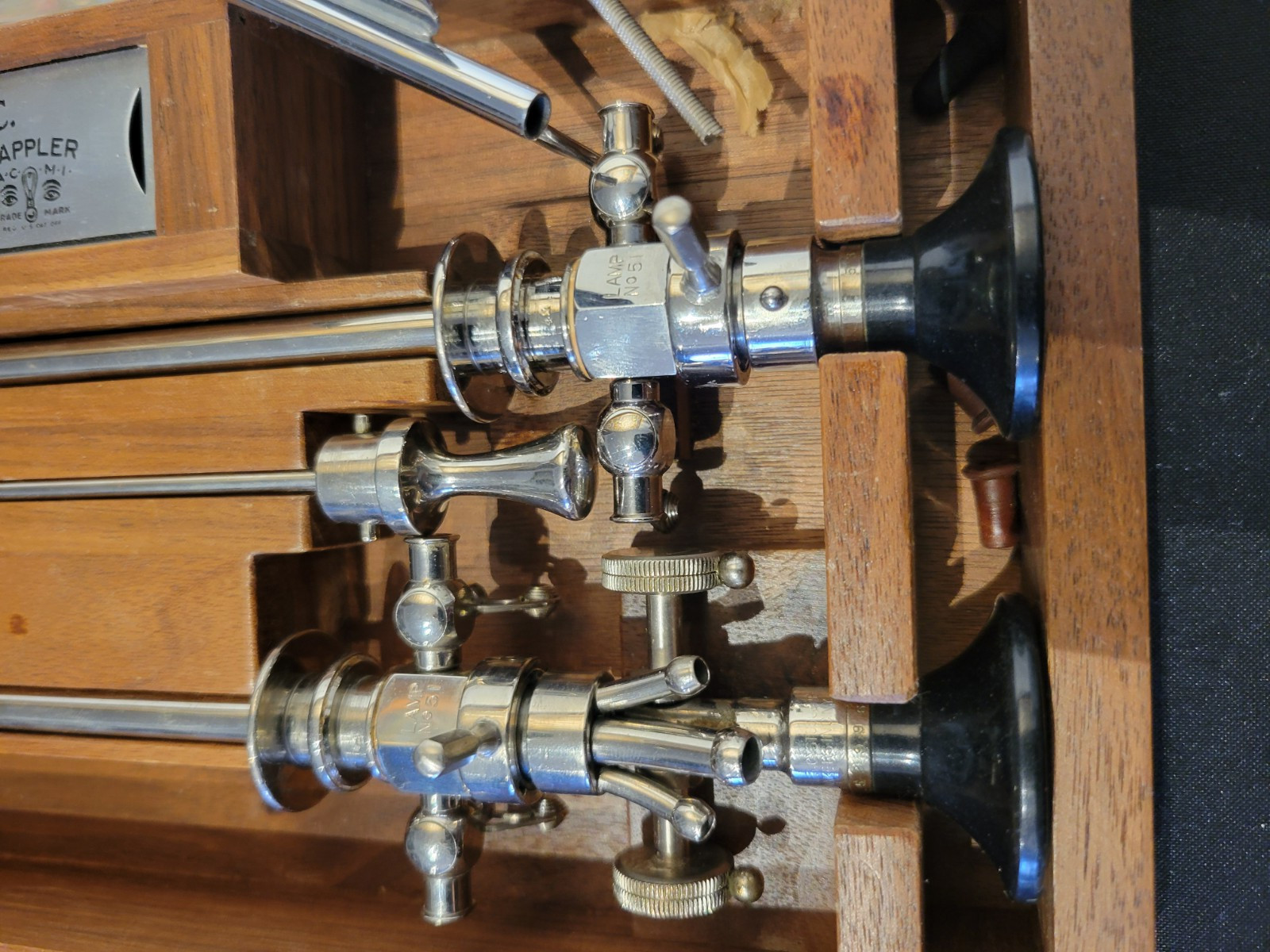 3 Sets of Vintage American Cystoscope Makers INC Brown-Buerger Cystoscope