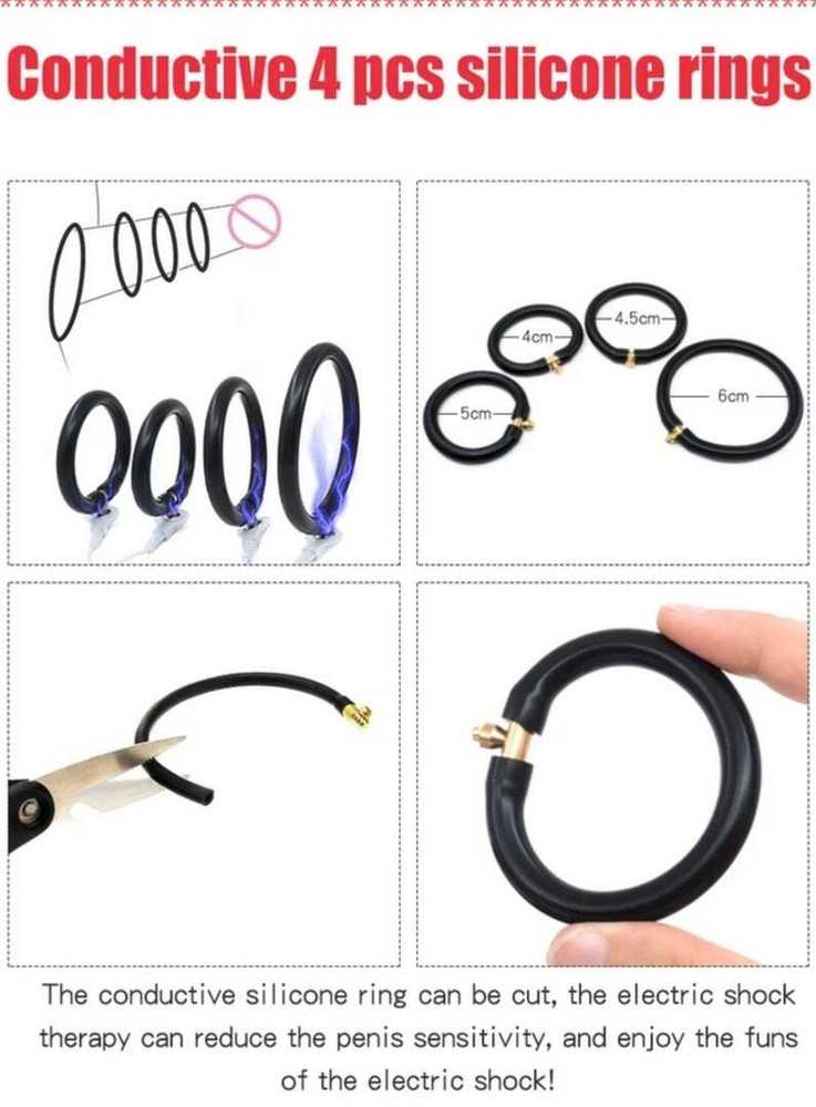 E-Stim Rings Add-on Accessories NO Cables