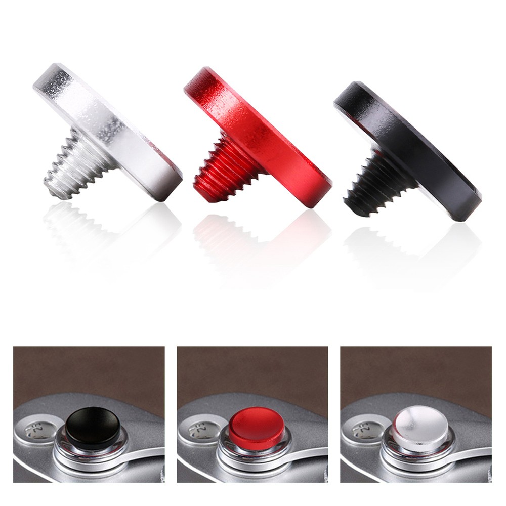 3pcs Universal Aluminium Alloy Camera Shutter Release Buttons With Concave S HBA
