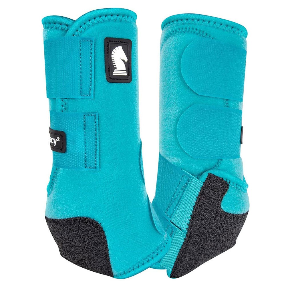 CLASSIC EQUINE Legacy2 Aqua Medium Front Support Boots (CLS102AQM)