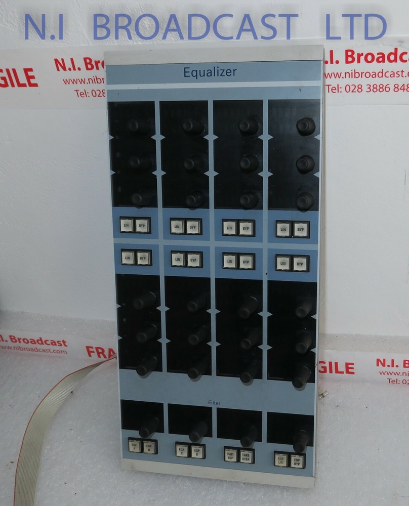 1x  Stagetec Cantus sound Equalizer section  model CEQU