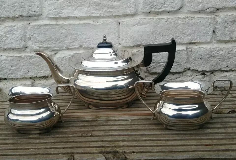 Georgian Style Silver Plated Tea Set.