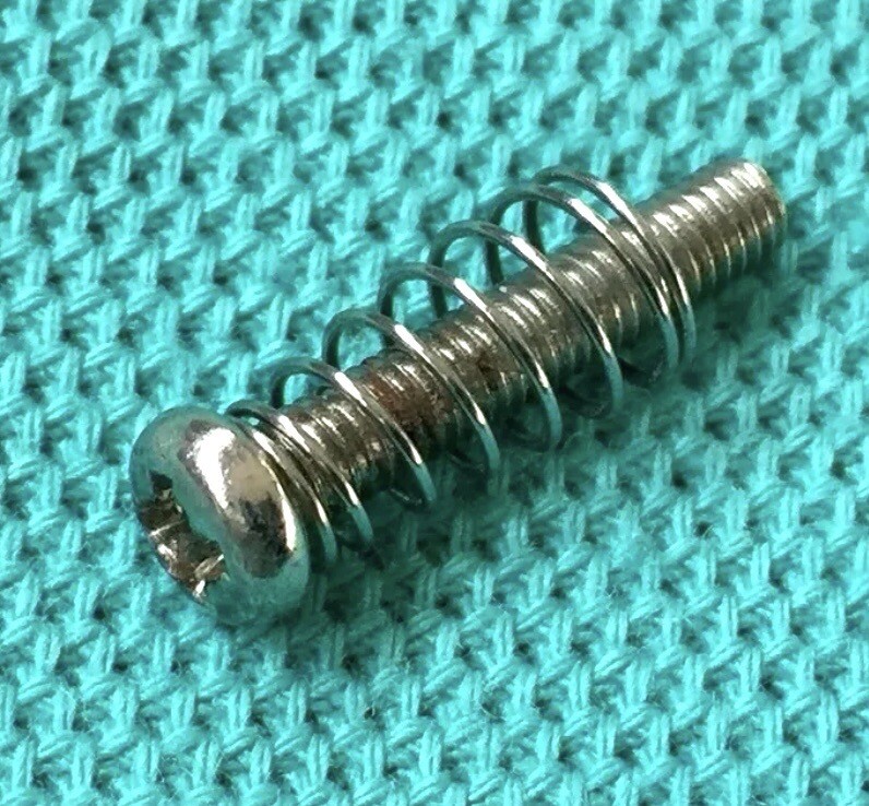 Fender Squier Stratocaster Electric Guitar String Saddle Mounting Screw & Spring