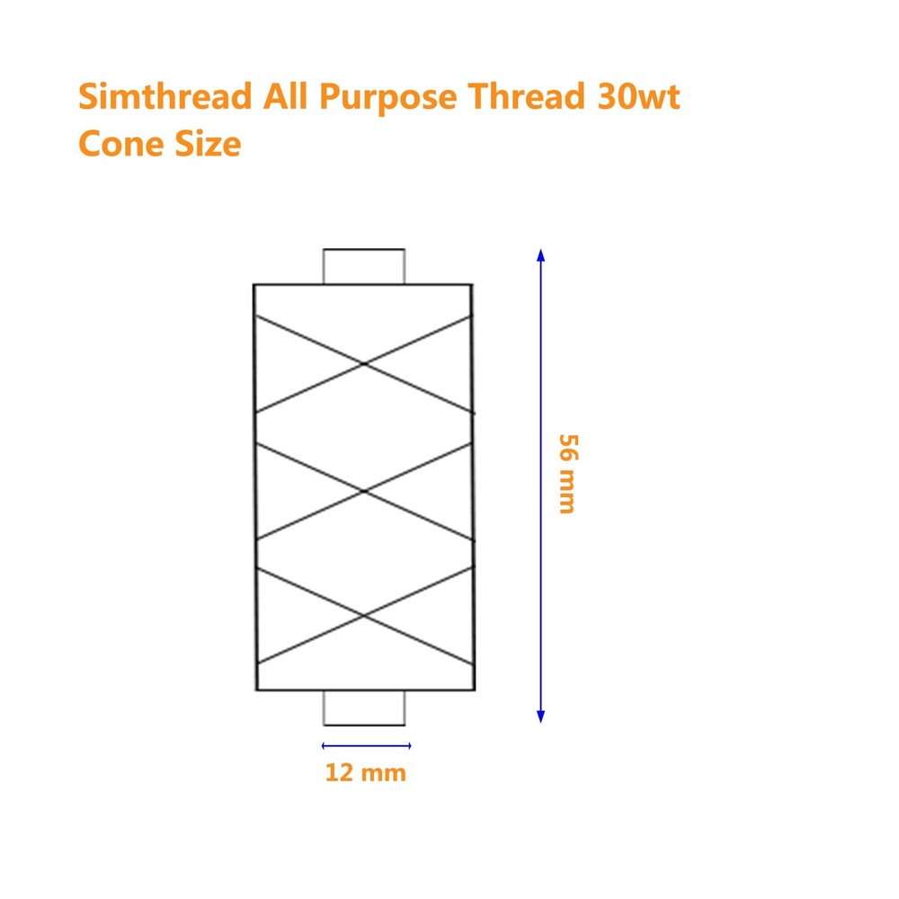 All Purpose Thread Polyester 400Y Blue